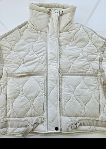 Zara Woman Collection su geçirmez şişme mont - Görsel 13