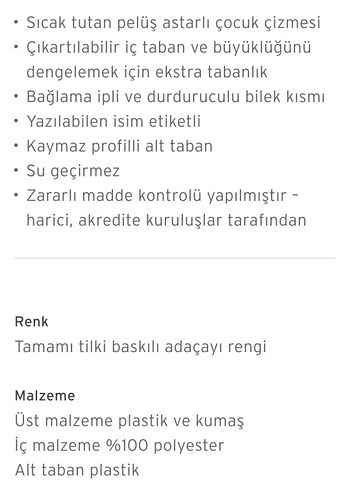 Tchibo tilki baskılı yağmur çizmesi - Görsel 8