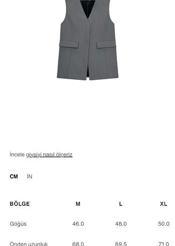 Zara Kruvaze Uzun Yelek - Görsel 10