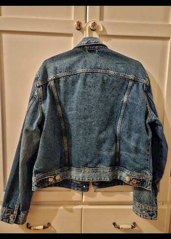 l Beden mavi Renk Zara Denim Ceket L