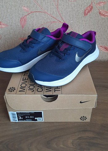 35 Beden lacivert Renk Nike star runner 3 (psv) spor ayakkabı