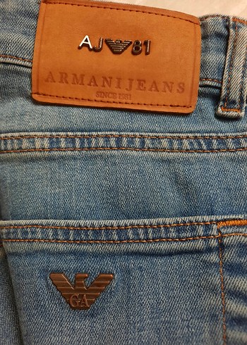 Armani Jeans Mavi Denim Jean