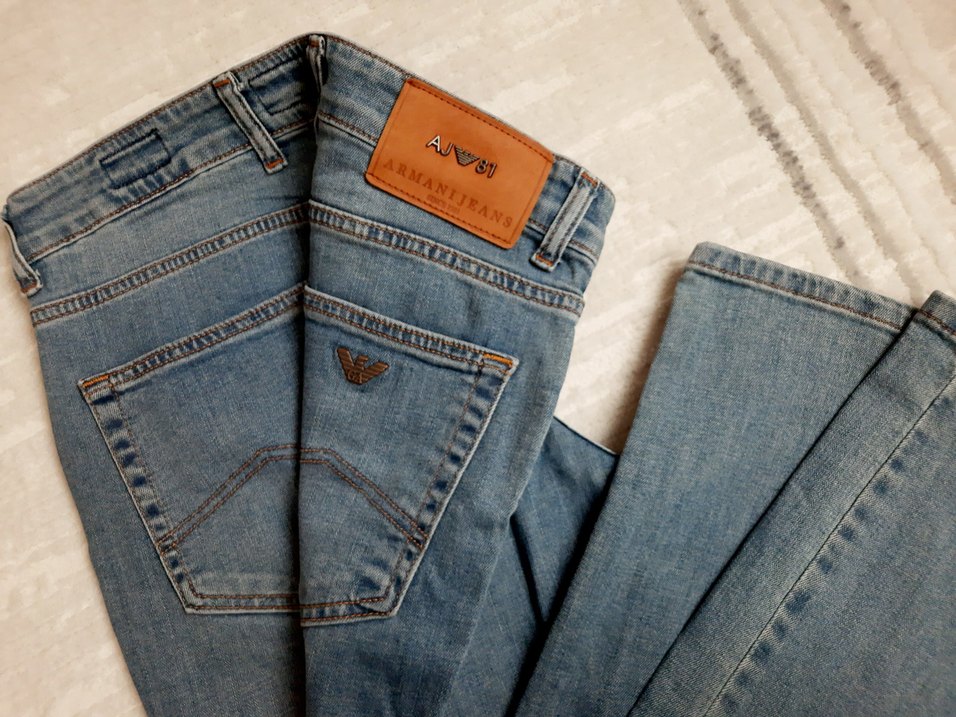 Armani Jeans Mavi Denim Jean — görsel 2/18