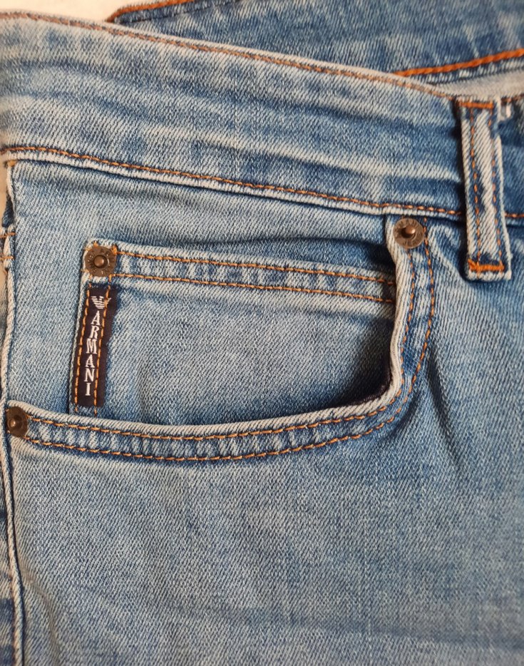 Armani Jeans Mavi Denim Jean — görsel 14/18