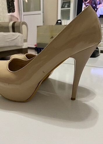 38 Beden camel Renk Platform Topuklu
