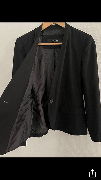 m Beden Zara basıc blazer ceket