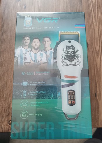 VGR Profesyonel Saç Kesme Makinesi V-699 Beyaz - Görsel 2