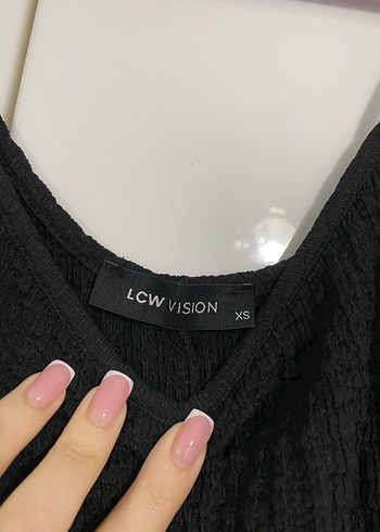 LC Waikiki Siyah İnce Askılı Uzun Triko Örgü Elbise