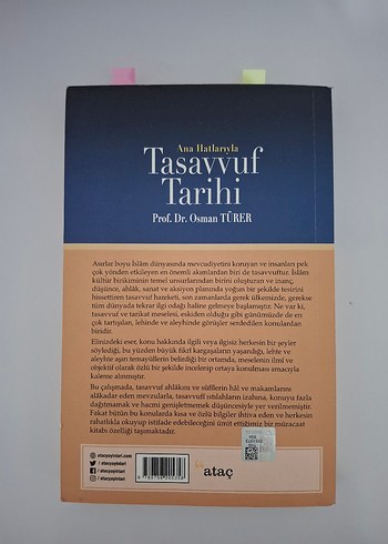Ana Hatlarıyla Tasavvuf Tarihi - Prof. Dr. Osman Türer