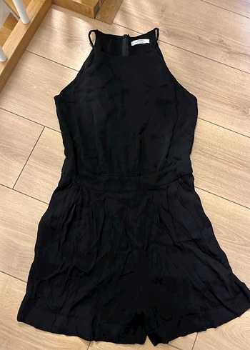 Mango m beden Siyah Kolsuz Midi Tulum - Görsel 3