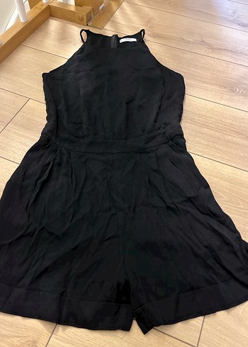 Mango m beden Siyah Kolsuz Midi Tulum - Görsel 5