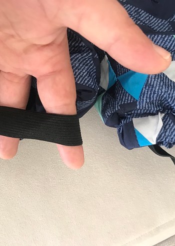 3 Yaş Beden mavi Renk Koyu Mavi Fermuarlı Bebek Kayak Tulumu
