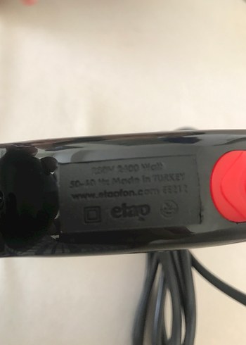 Etam Carisma 4030 Siyah Renk Saç Kurutma Makinesi