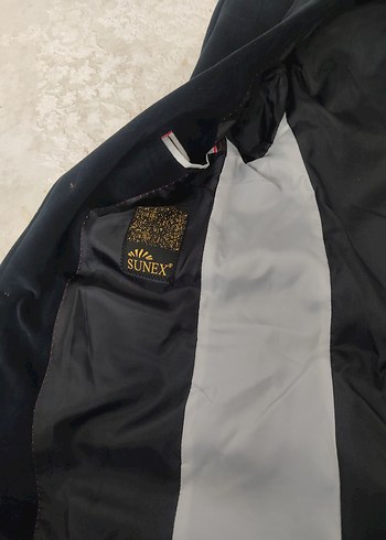 Siyah Erkek Süet Düğmeli Klasik Ceket - Görsel 3