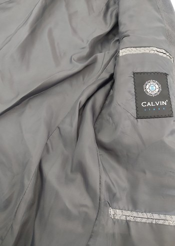 Gri Süet Erkek Ceket, Kadife Ofis Stil - Görsel 3