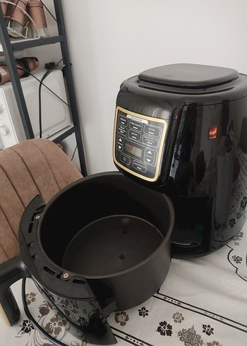 Altın Renkli Dijital Havalı Fritöz - Görsel 2