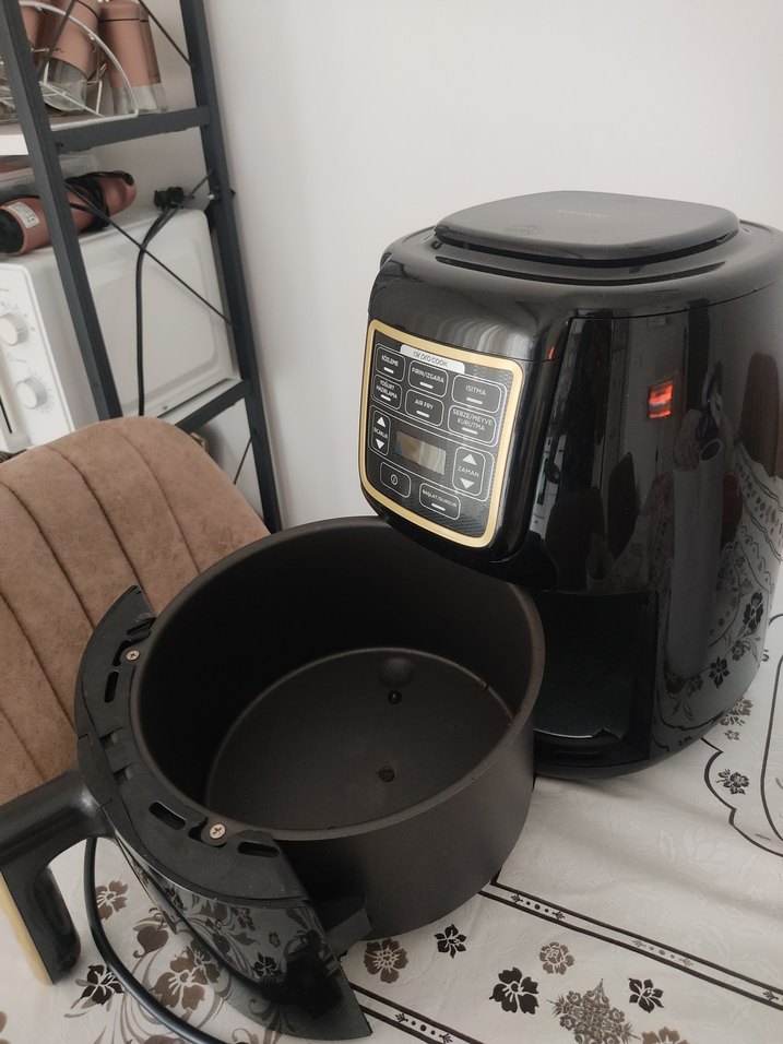 Altın Renkli Dijital Havalı Fritöz - Görsel 2