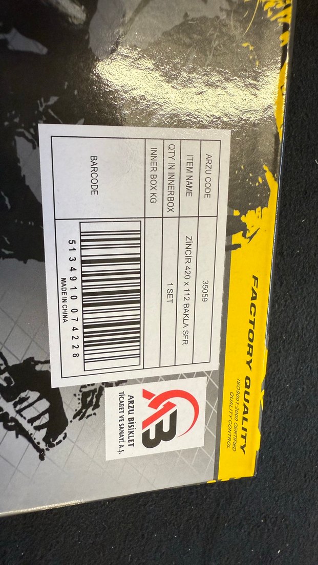 SFR Honda Innova Zincir 4.20 ölçü - Görsel 3