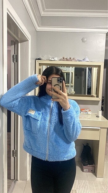 Peluş hırka