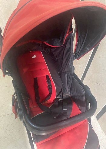 Koyu Kırmızı Joie Bebek Arabası - Görsel 2