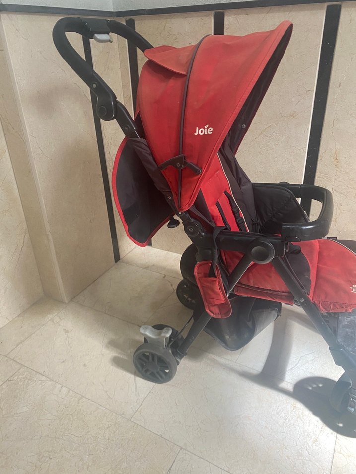 Koyu Kırmızı Joie Bebek Arabası - Görsel 3