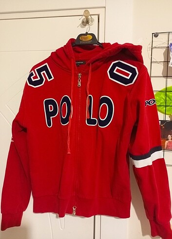 Polo kapüşonlu ceket 