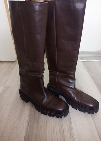 39 Beden Zara acı kahve çizme 