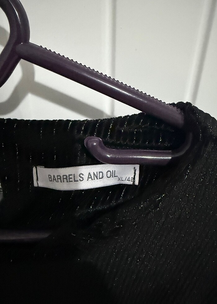 Siyah kadife elbise - Görsel 2