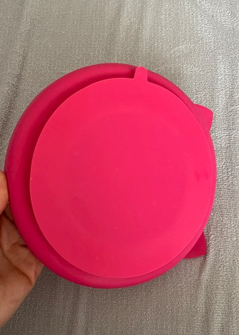  Beden Kırmızı Bölmeli Çocuk Tabak ve Bardak