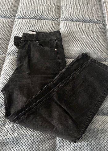 36 Beden siyah Renk Siyah mom jean Kadın Pantolon