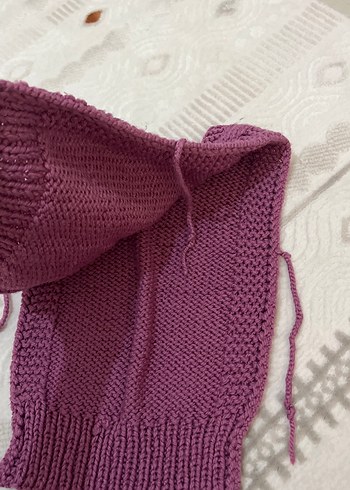 Kız Çocuk Örgü Süveter - Görsel 2