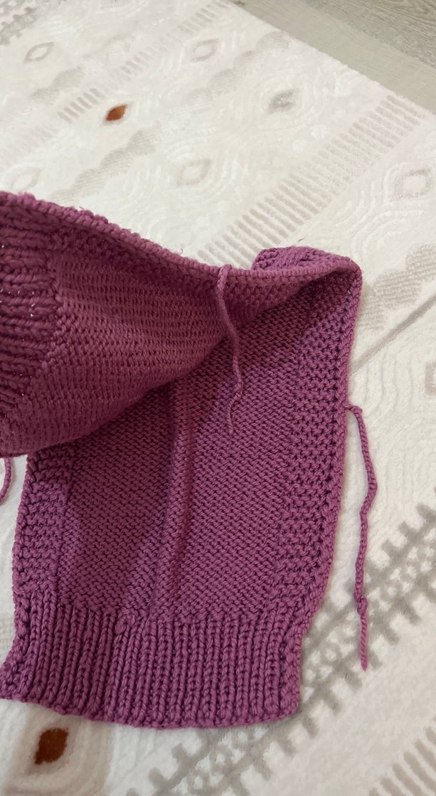 Kız Çocuk Örgü Süveter - Görsel 2