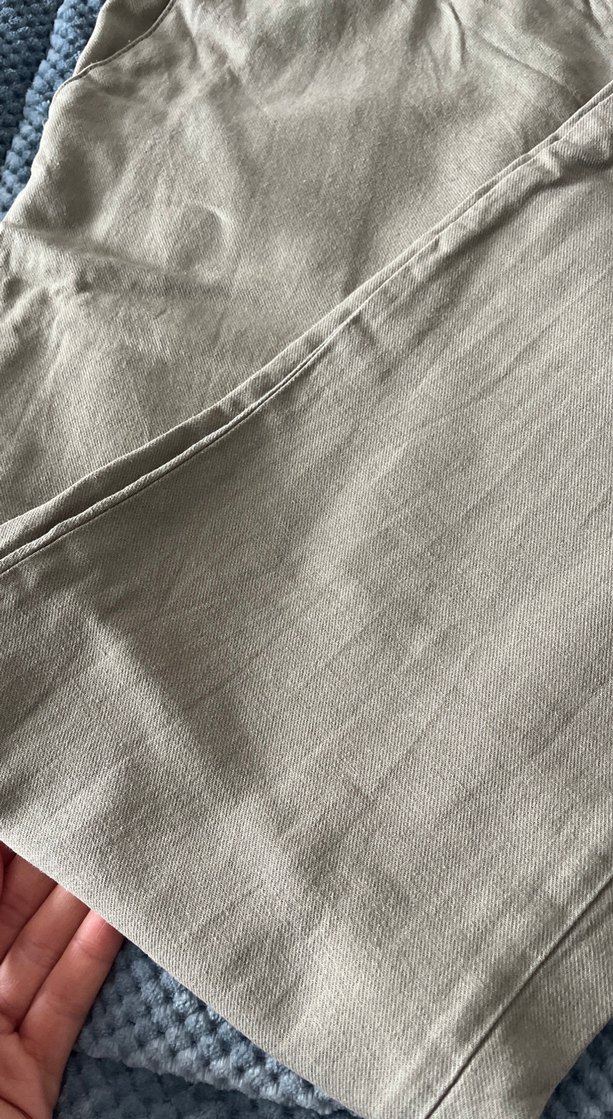 Haki Keten Kumaş Pantolon - Görsel 2