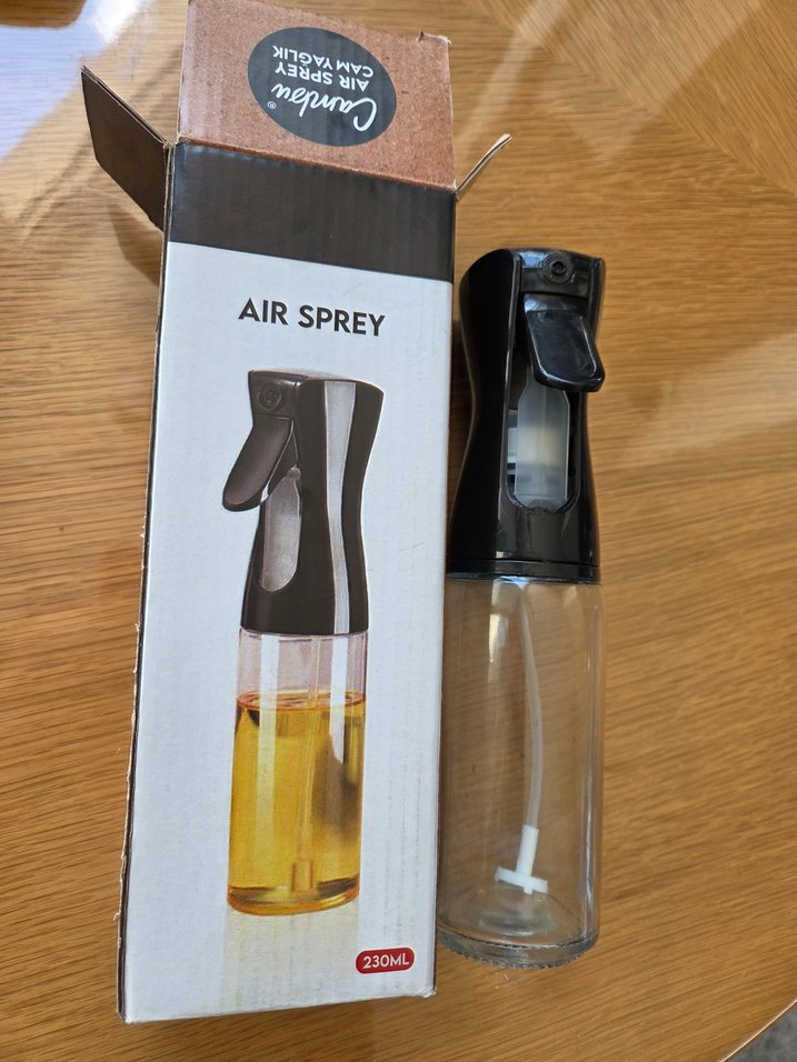 Siyah 230ml Cam Yağ Spreyi - Görsel 2