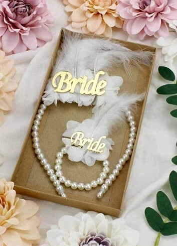 Bride Tacı ve Bilekliği