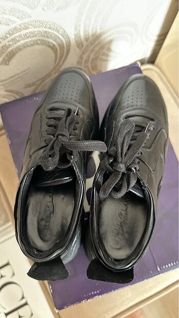 Diğer Siyah 0 Deri Sneakers Spor Ayakkabı