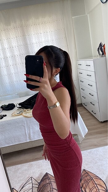 Diğer Koyu pembe elbise