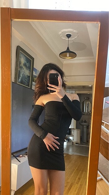 Diğer Siyah mini elbise