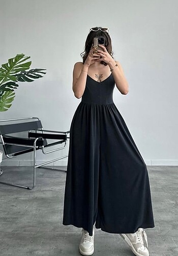 Oysho Modal kumaş Oysho model sırt detaylı tulum S M L BEDEN