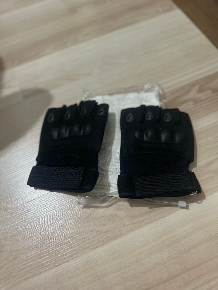 Siyah taktikal L beden motorcu ve taktikal eldiven - Görsel 5