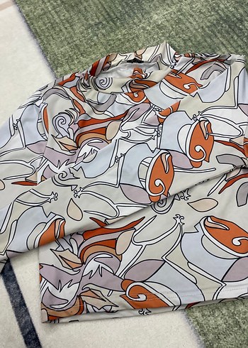 Bohem Çok Renkli Baskılı Kadın Gömlek - Görsel 2