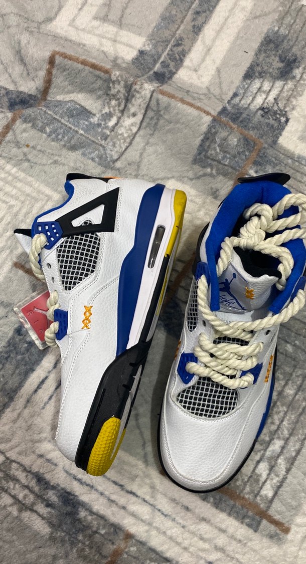 Beyaz Renkli Bağcıklı Erkek Spor Ayakkabı - Görsel 2