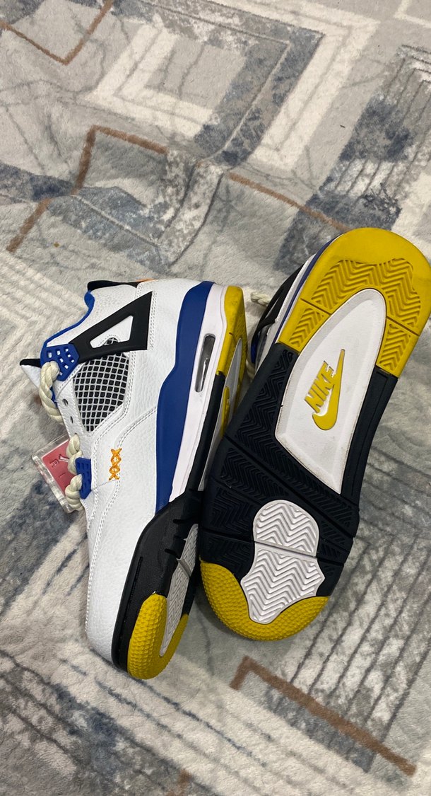 Beyaz Renkli Bağcıklı Erkek Spor Ayakkabı - Görsel 3