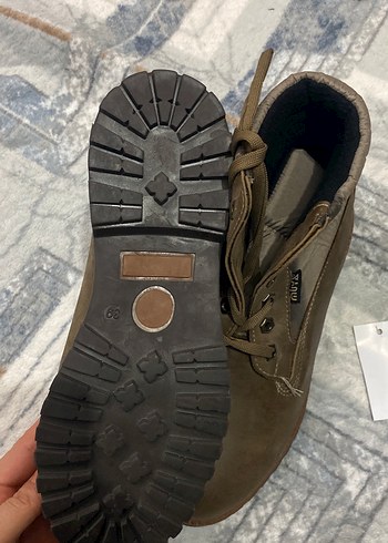 Kahverengi Süet kadın  Botları - Görsel 3