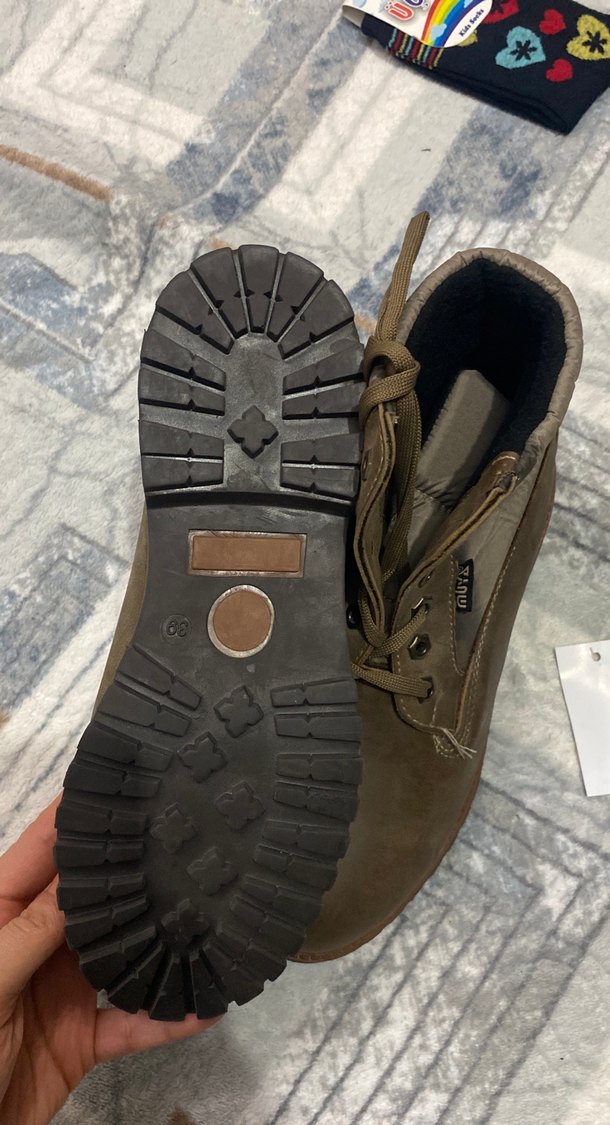 Kahverengi Süet kadın  Botları - Görsel 3