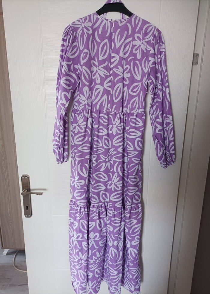 Lila elbise - Görsel 2