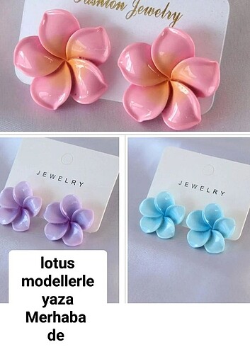 Lotus model küpe 