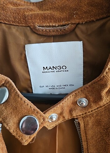 xs Beden Mango süet ceket