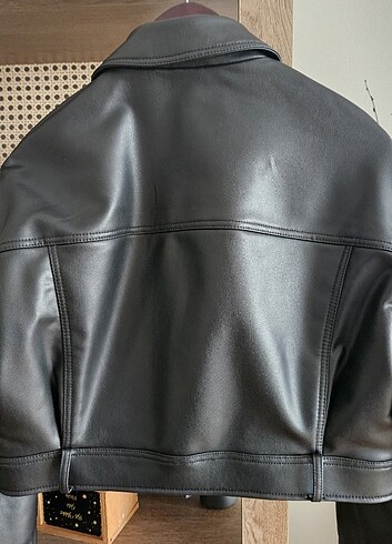 s Beden Zara oversize deri ceket