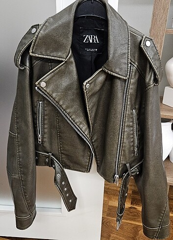Zara oversize deri ceket 